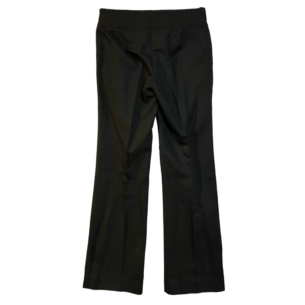 J. Crew Women's Black Cotton/Linen Favorite Fit Bootcut 32.5" Inseam Pants SZ 0 - Picture 3 of 9